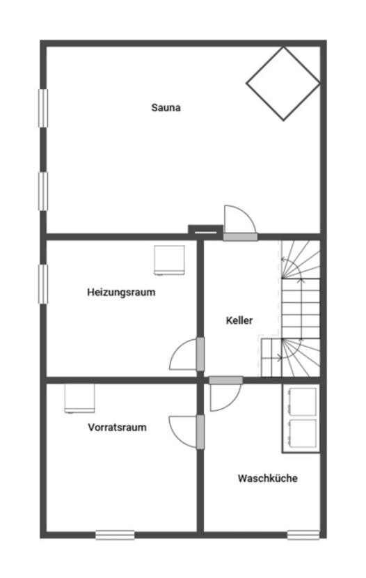 Grundriss Skizze UG