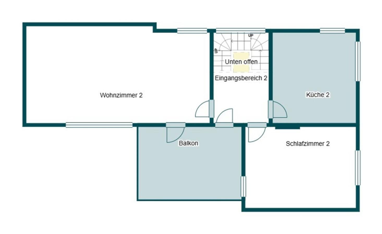 Grundriss Skizze 1.OG