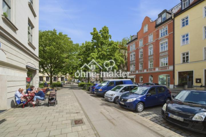 Cafès vor der Türe