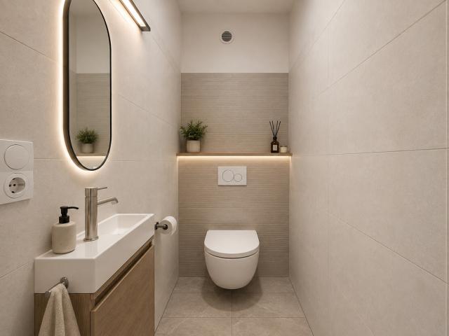 Gäste-WC - virtuelle Modernisierung