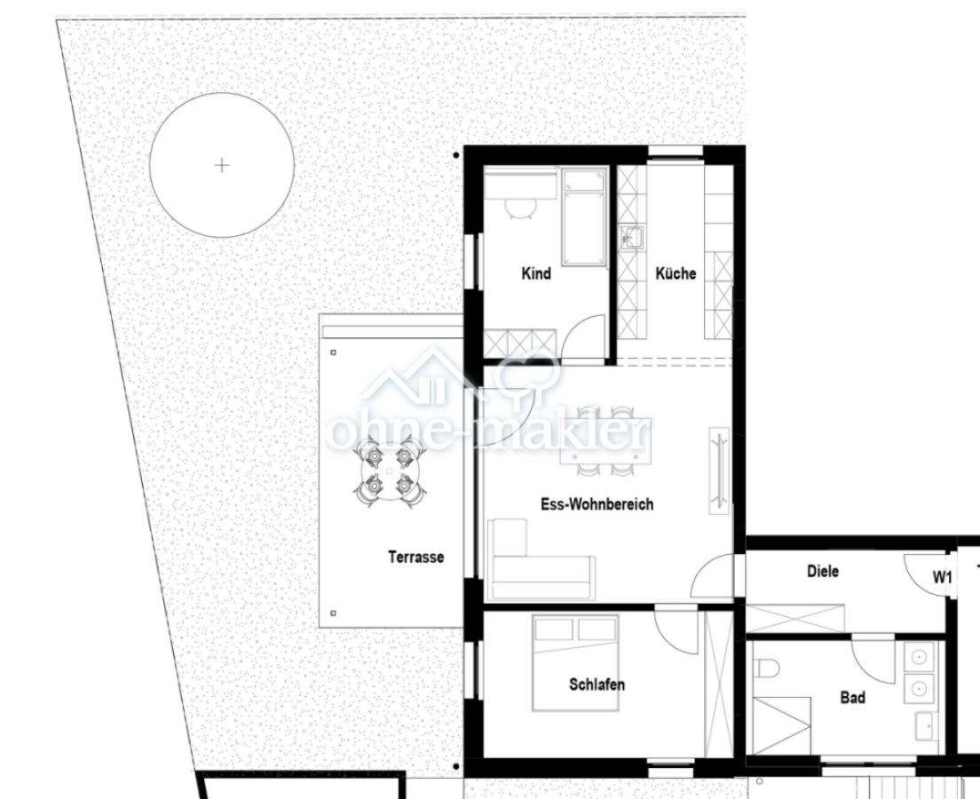Grundrissvariante 3-Zimmer