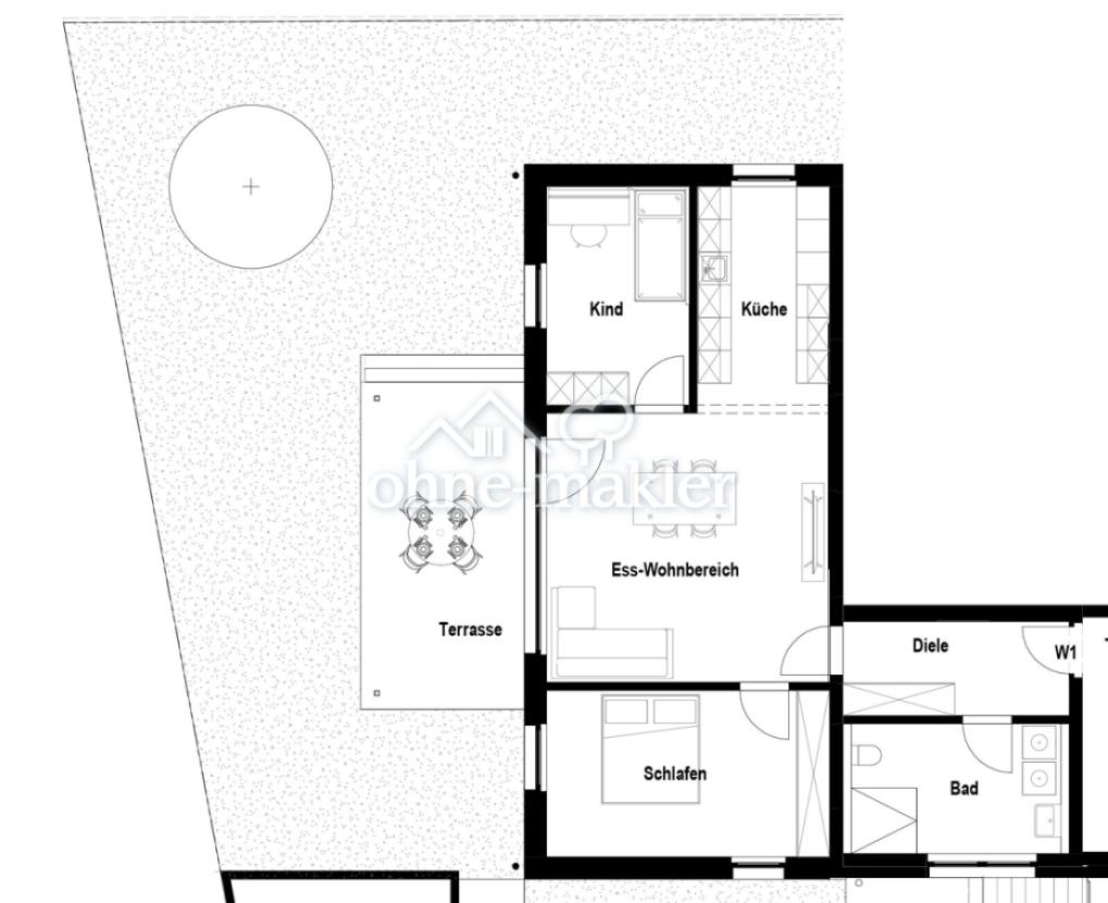Grundrissvariante 3-Zimmer