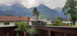 Blick vom Balkon