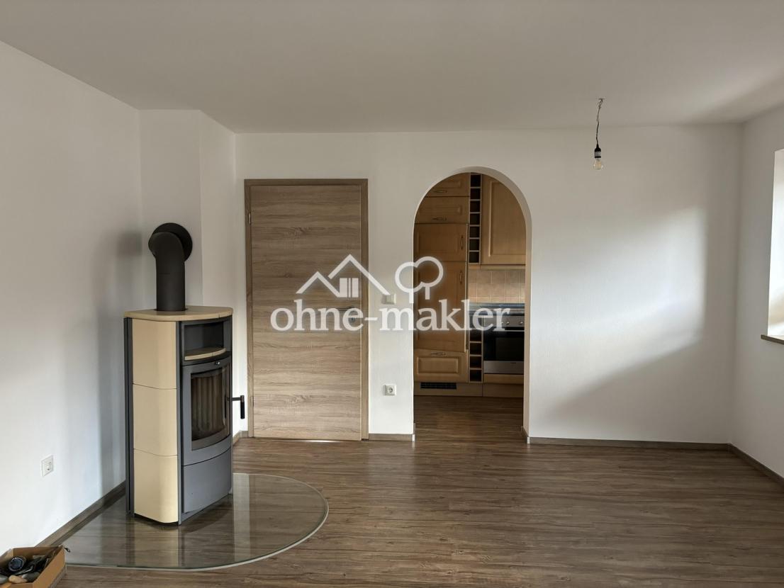 Wohnzimmer mit Kaminofen