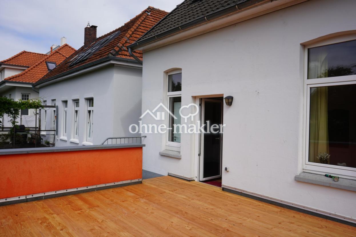 Dachterrasse Blick zur Küche