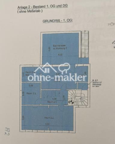 Grundriß 1. Etage