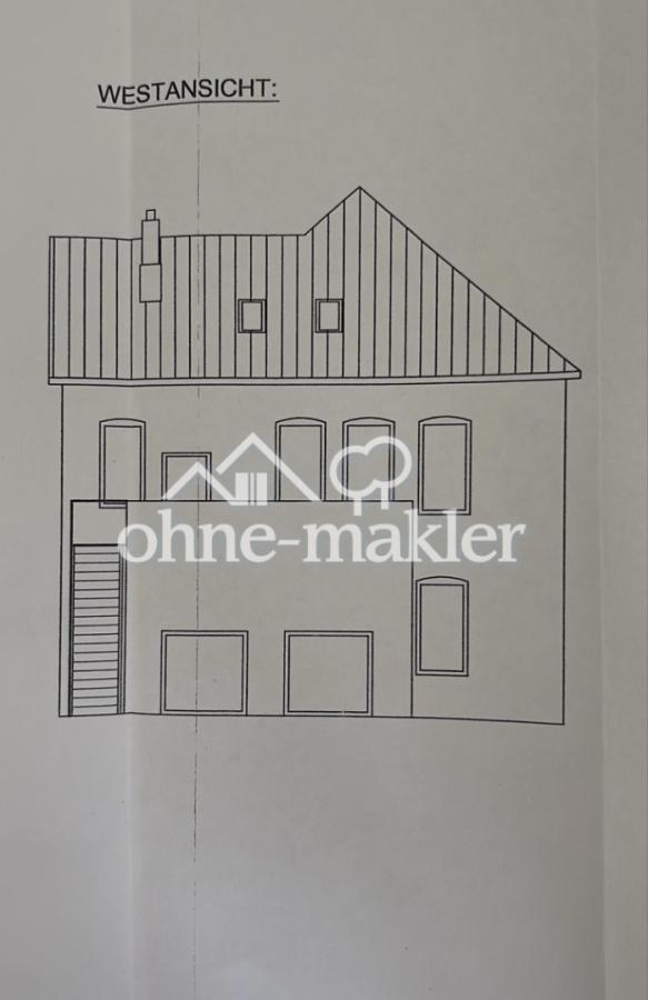 Schnitt Haus Hinten