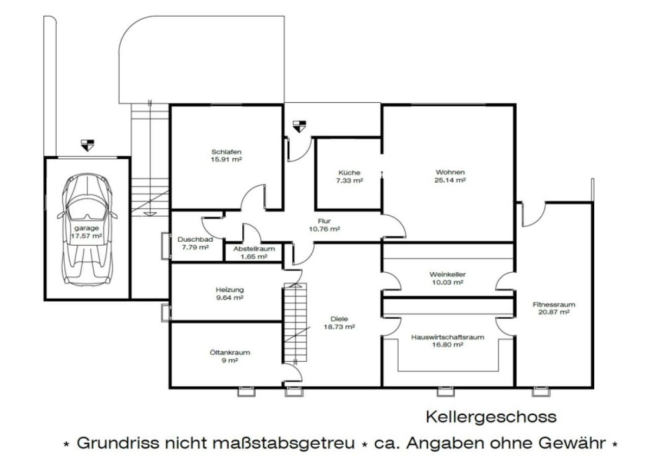 Grundriss Untergeschoss