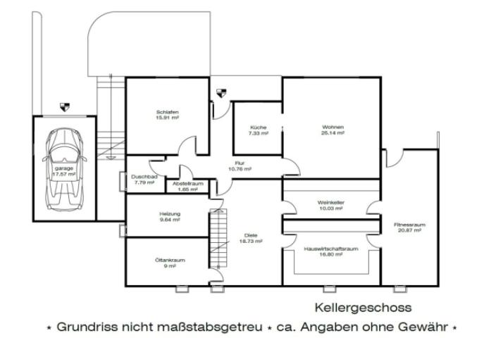 Grundriss Untergeschoss
