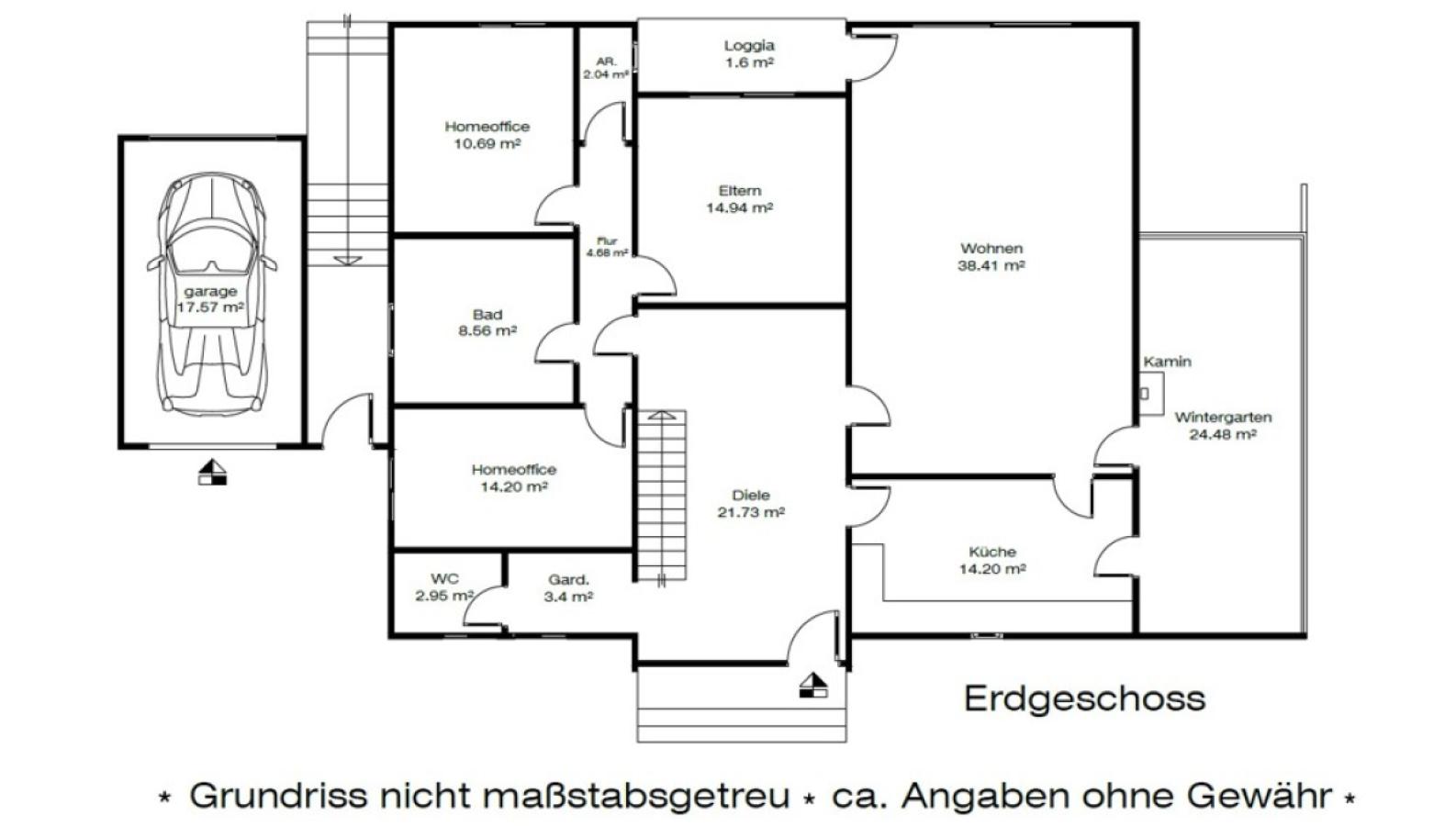 Grundriss Erdgeschoss