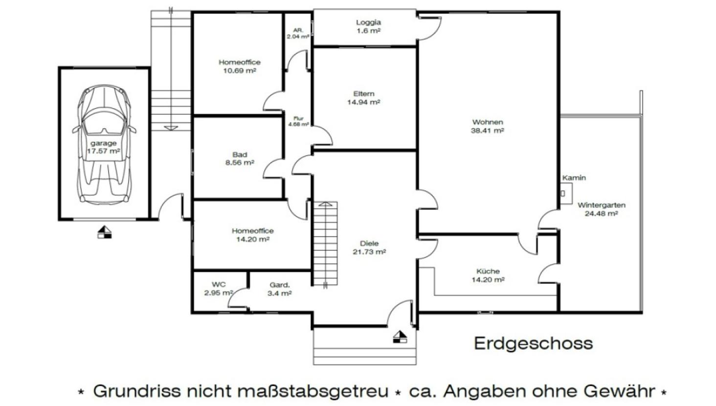 Grundriss Erdgeschoss