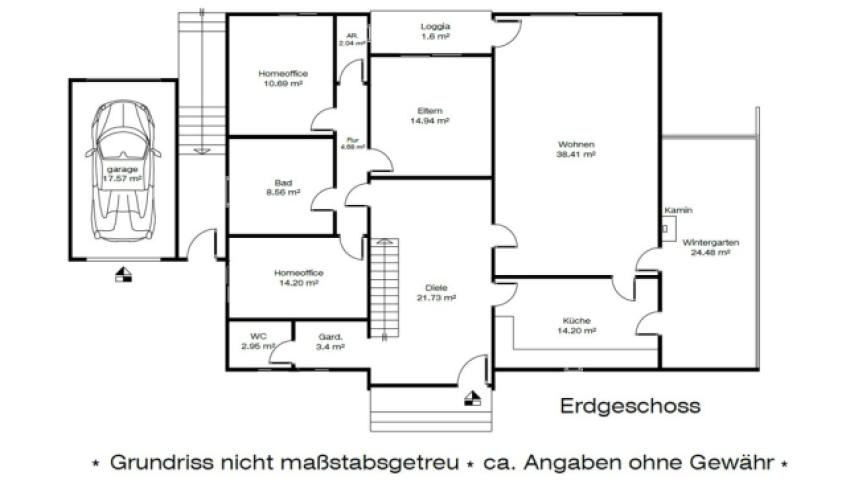 Grundriss Erdgeschoss