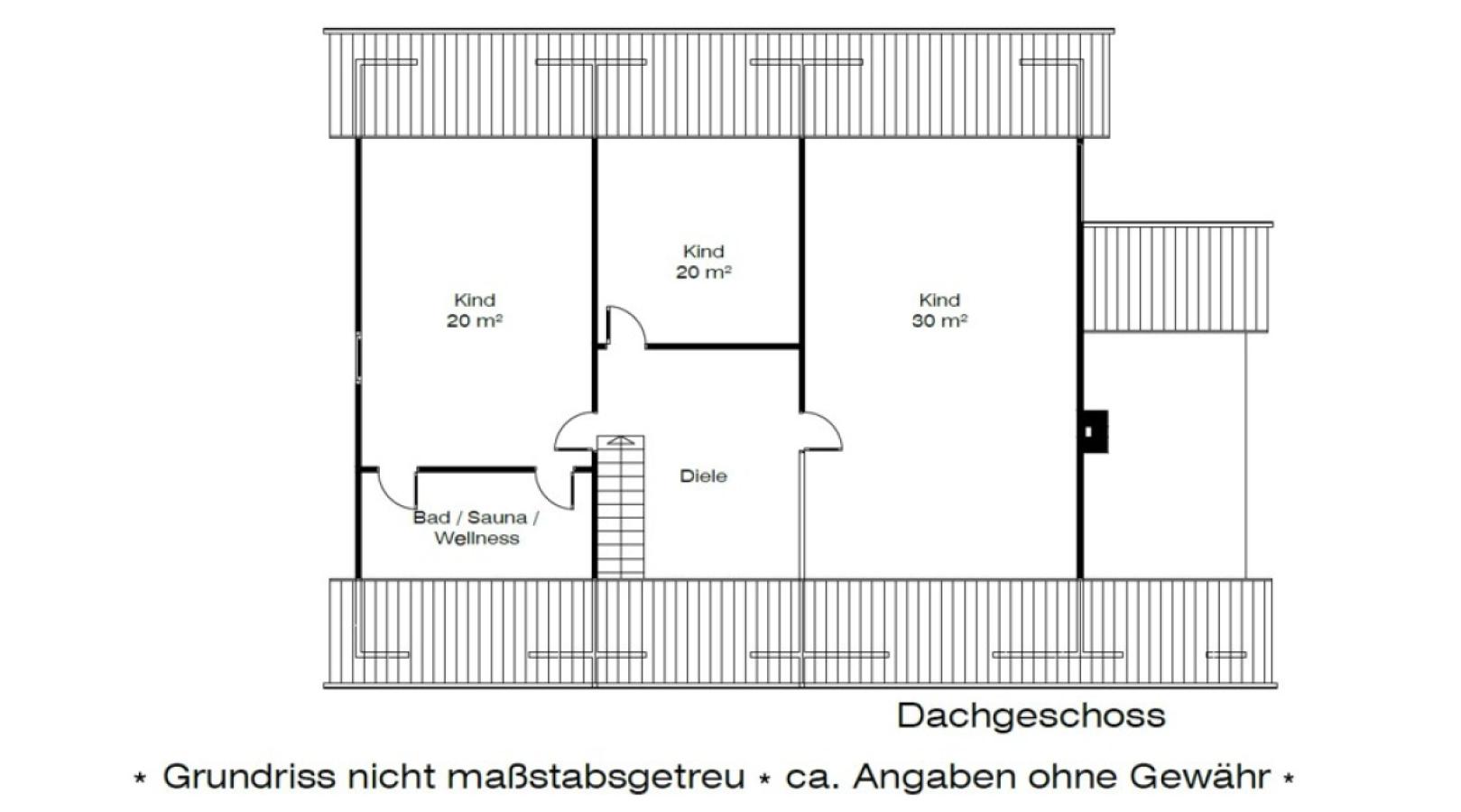 Grundriss Dachgeschoss