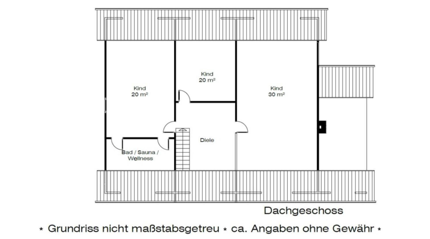 Grundriss Dachgeschoss