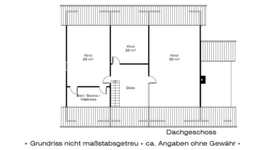 Grundriss Dachgeschoss