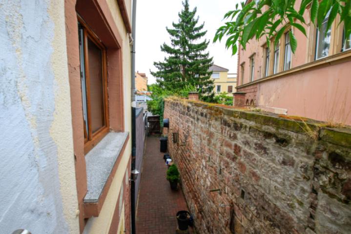 Ansicht Zugang Haus 