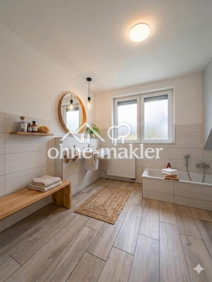 Badezimmer mit Badewanne