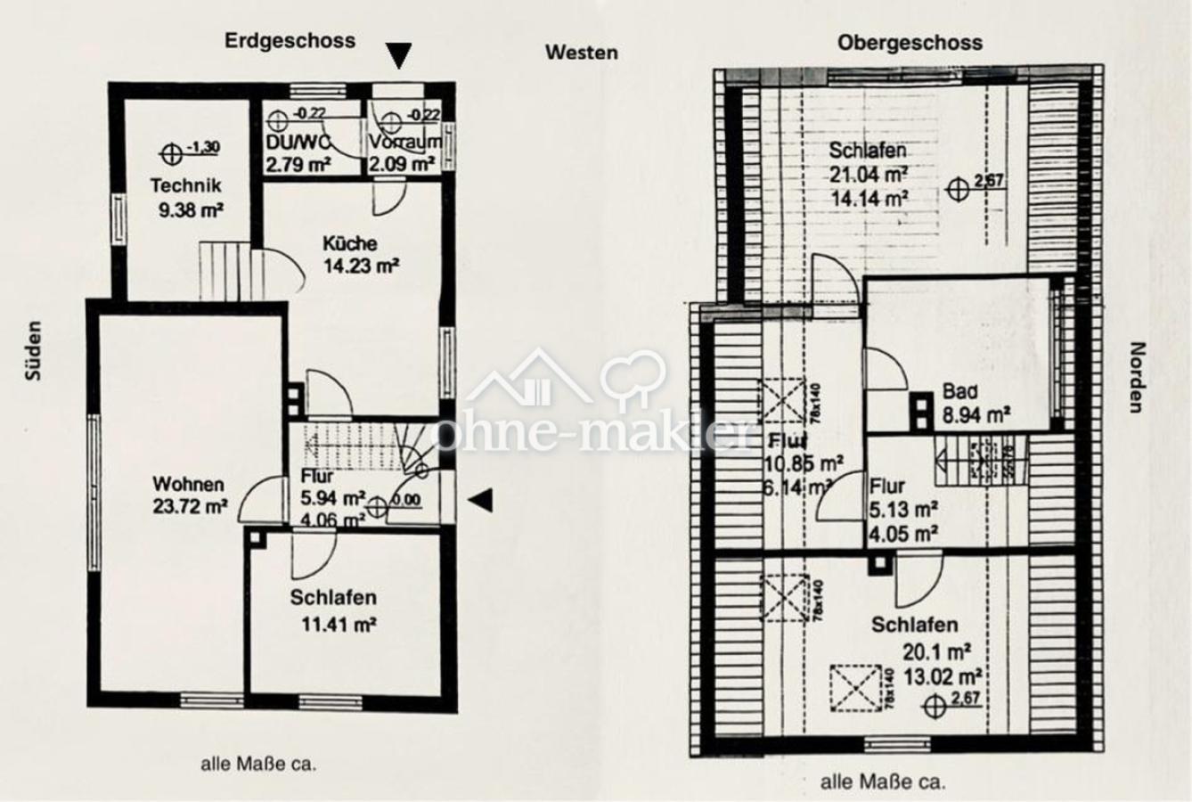 Grundrisse Wohnhaus