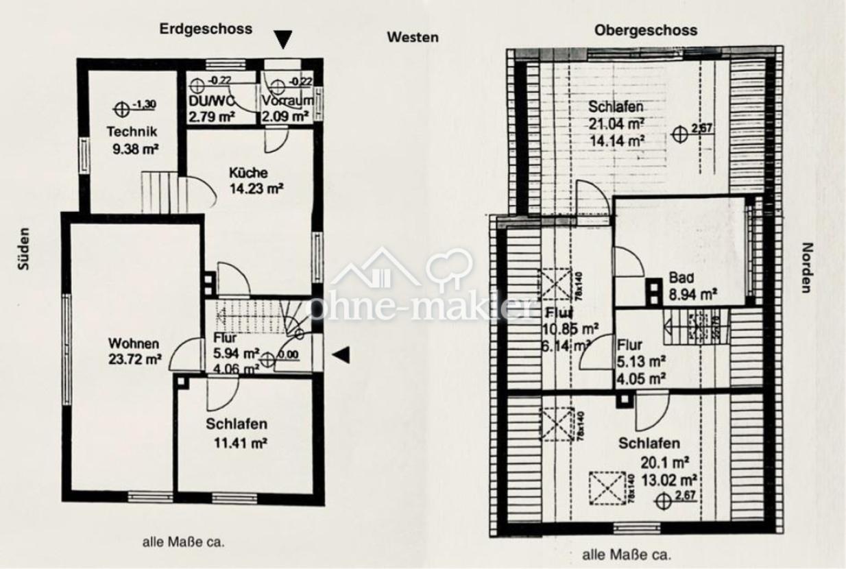 Grundrisse Wohnhaus