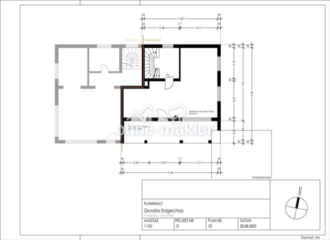 Grundriss Erdgeschoss