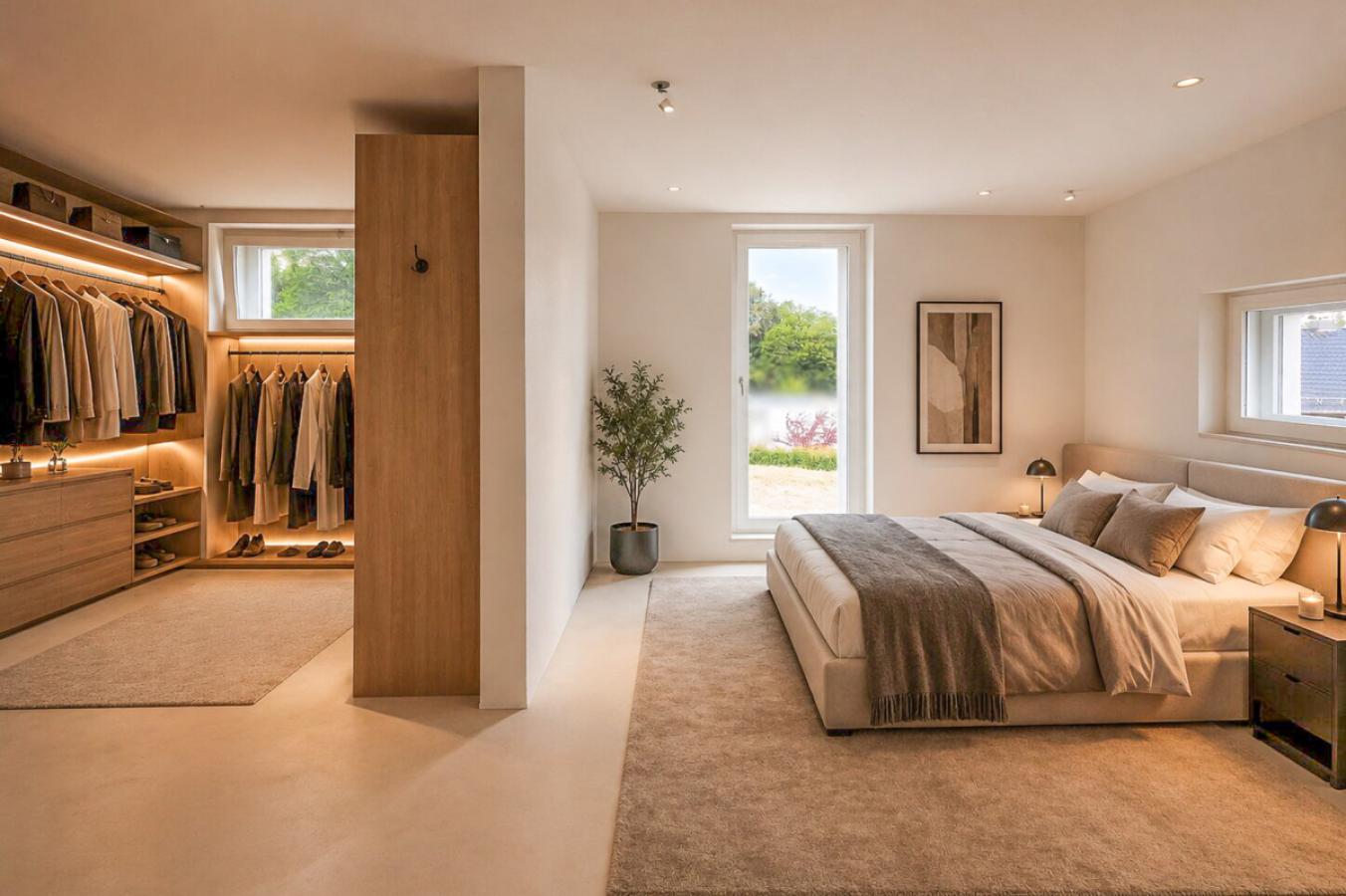 Schlafzimmer (Visualisierung)