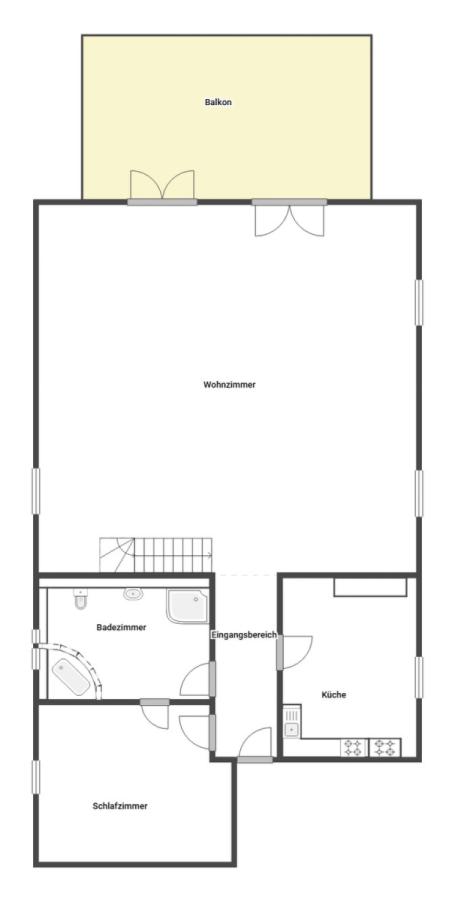 Grundriss Skizze 1.OG