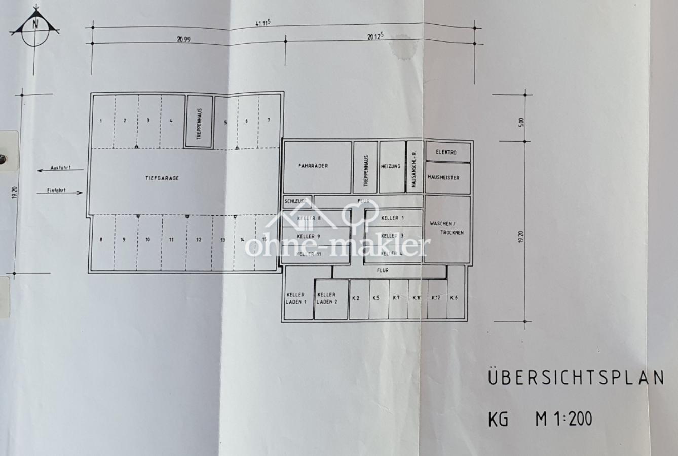 Grundriss Keller