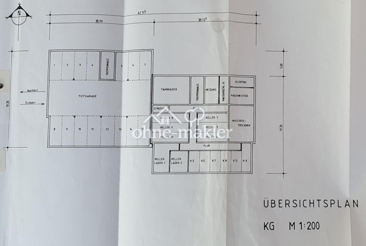 Grundriss Keller