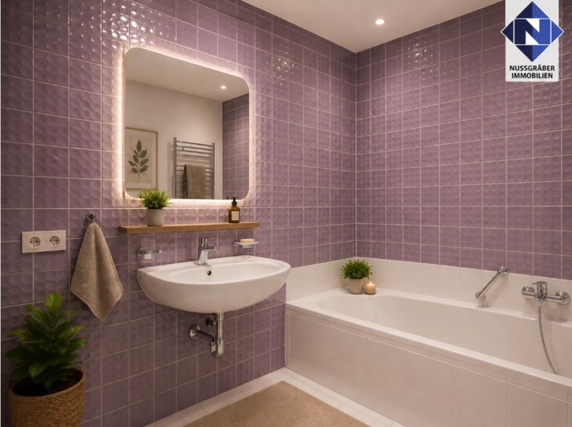 Badezimmer - digital möbliert