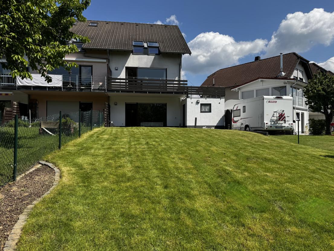 Rückansicht & Garten