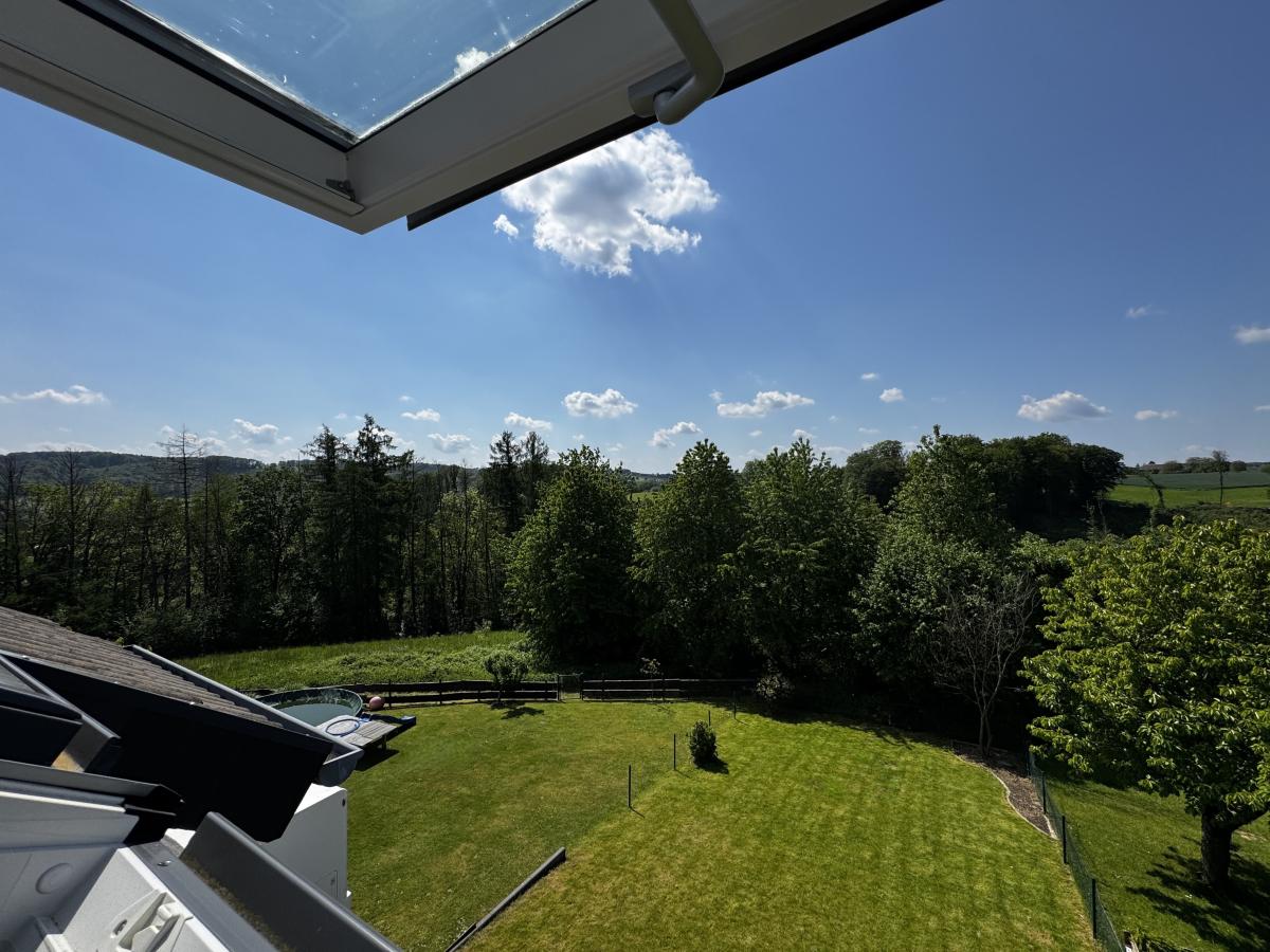 Aussicht aus dem Schlafzimmer