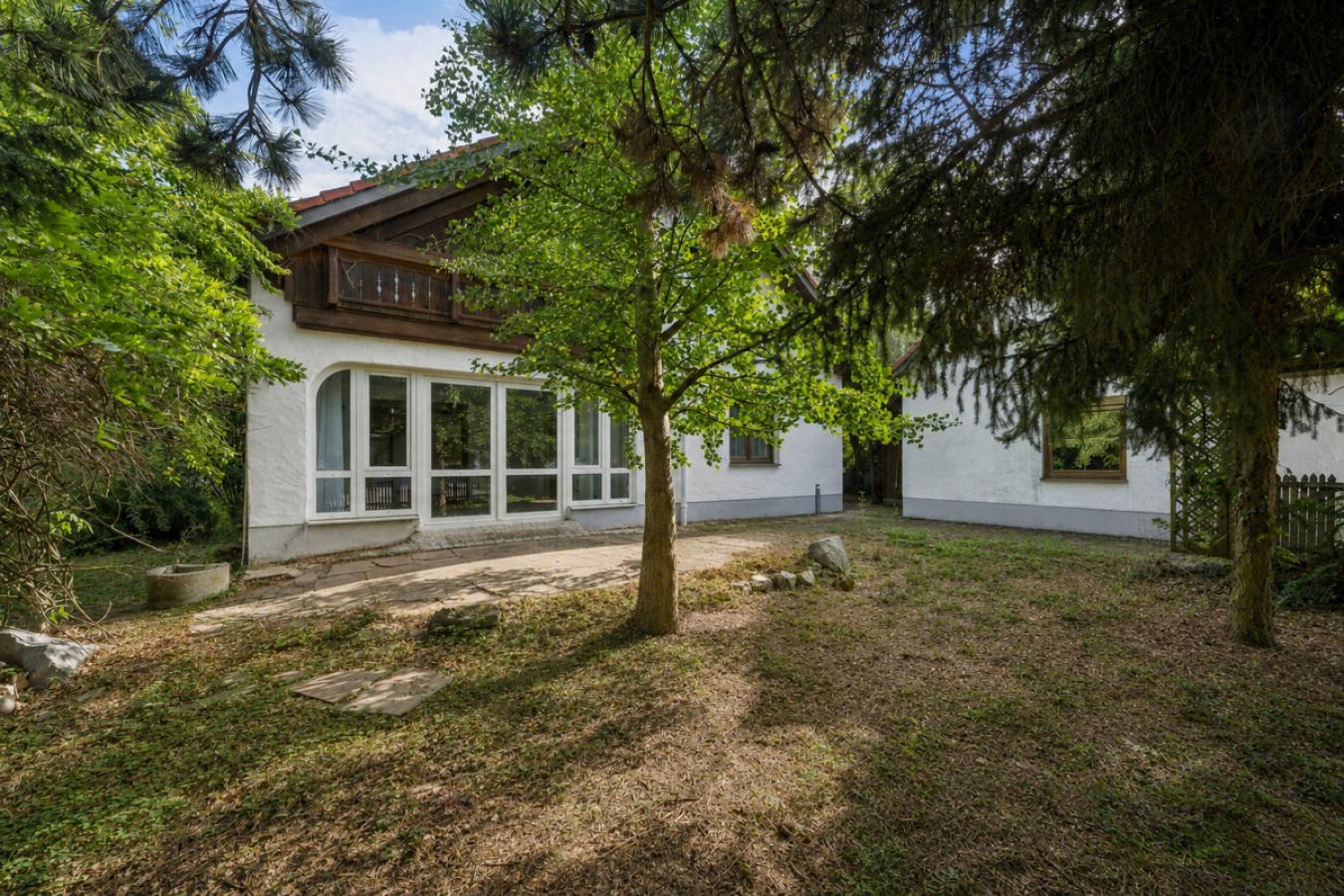 Blick zum Wintergarten