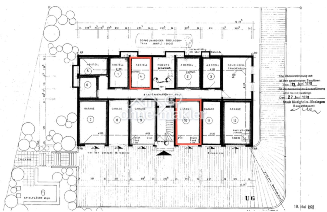 Keller Nr. 4, Garage Nr. 10