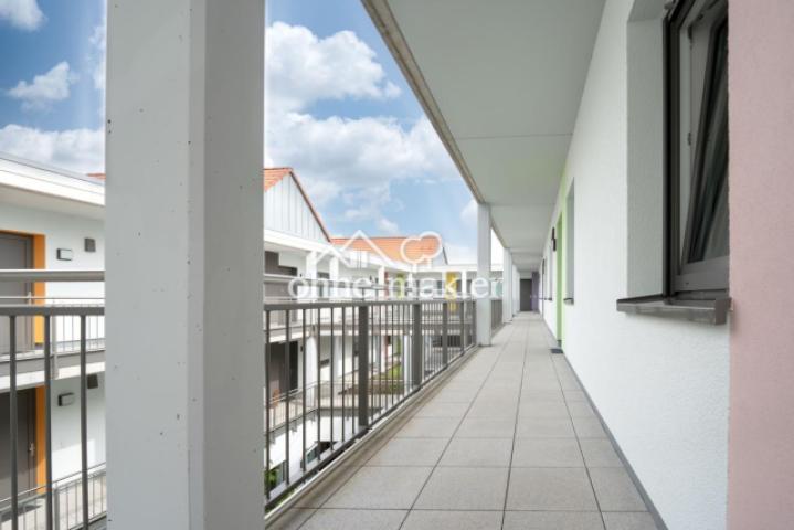 Barrierefreier Laubengang