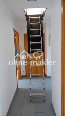 Treppe zum Dachstudio