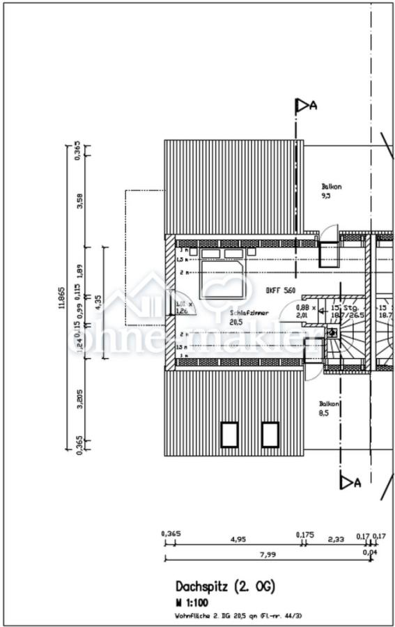 Dachspitz (2.OG) Grundriss