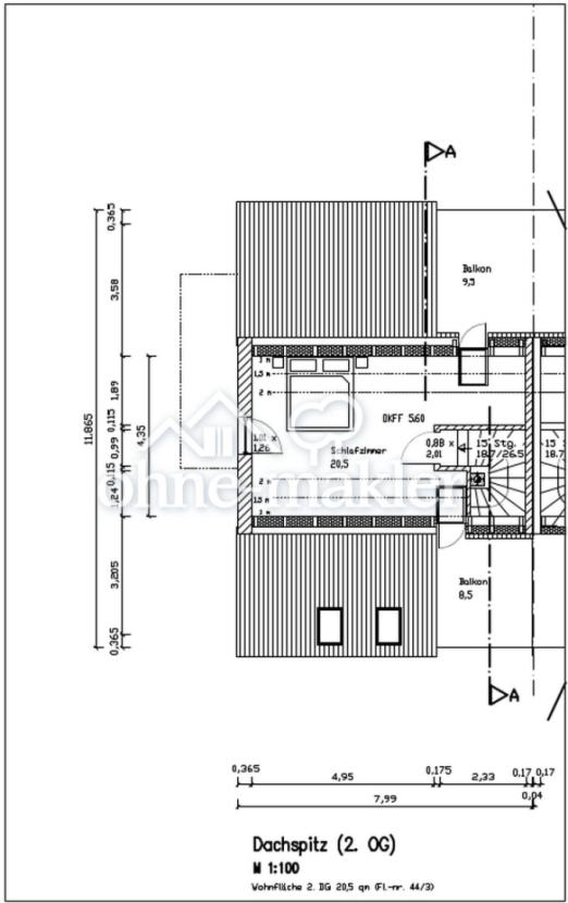 Dachspitz (2.OG) Grundriss