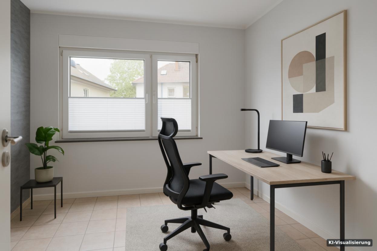 KI-Visualisierung – Arbeitszimmer