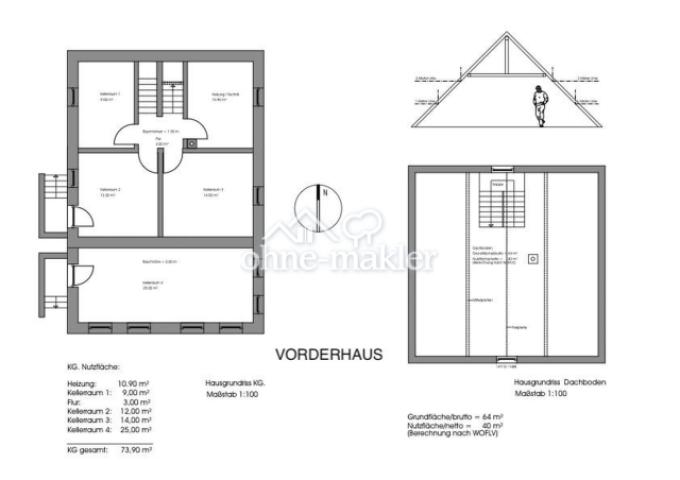Vorderhaus KG, DG
