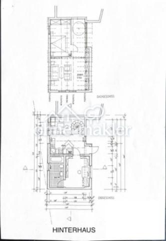 Hinterhaus Grundriss EG, DG