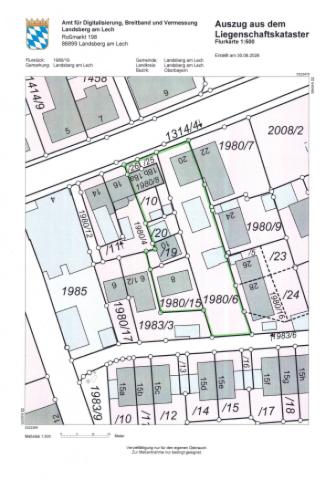 Lageplan 1x500 markiert
