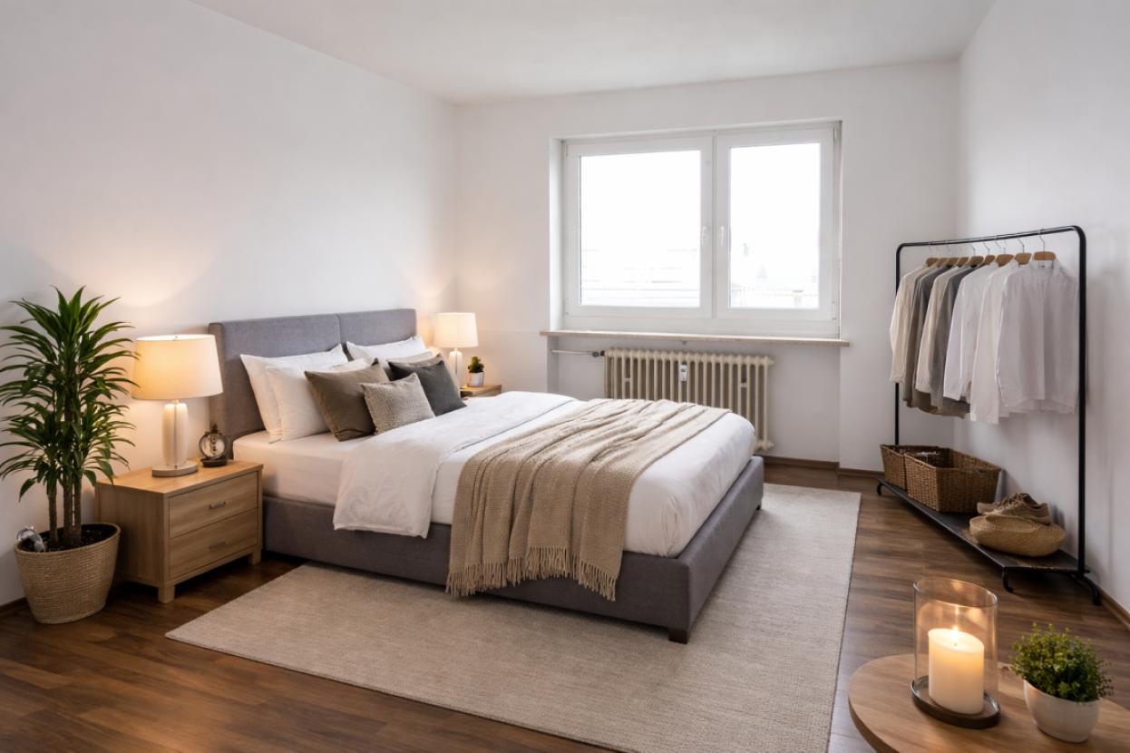 Schlafzimmer KI generiert