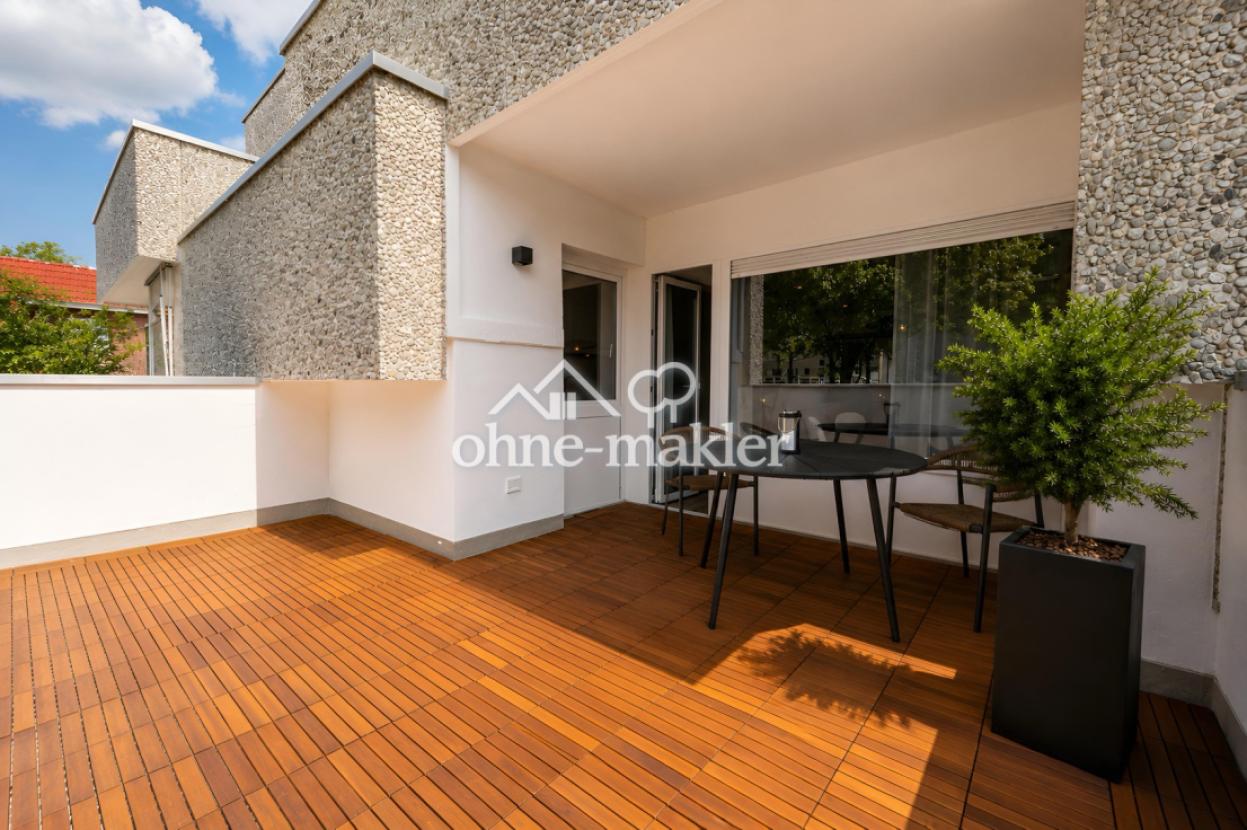Süd-West Balkon