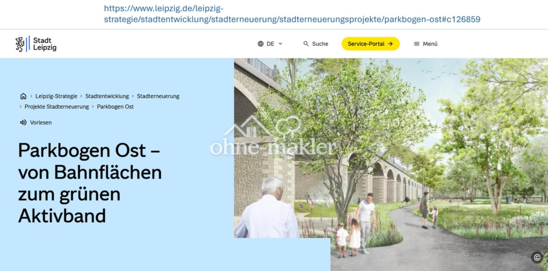 Parkbogen Ost (in Bau)