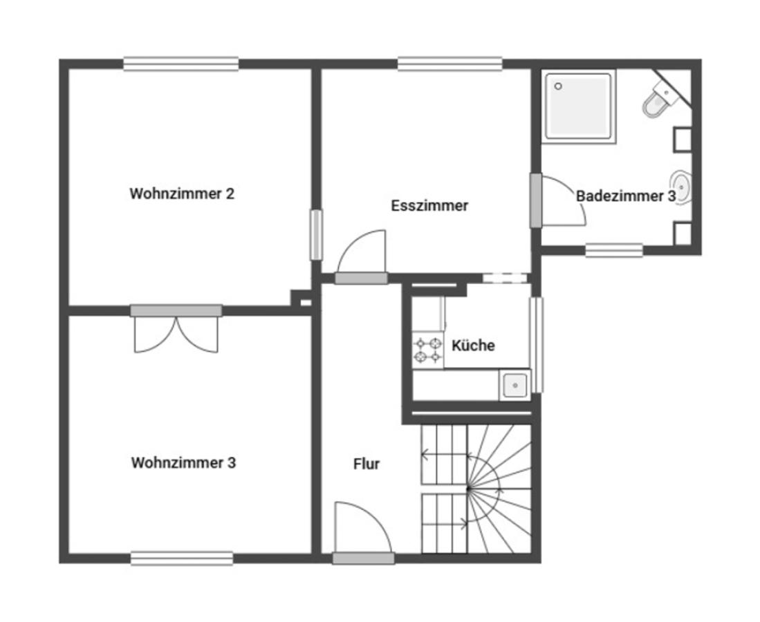 Grundriss Skizze EG