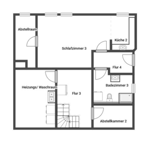 Grundriss Skizze UG