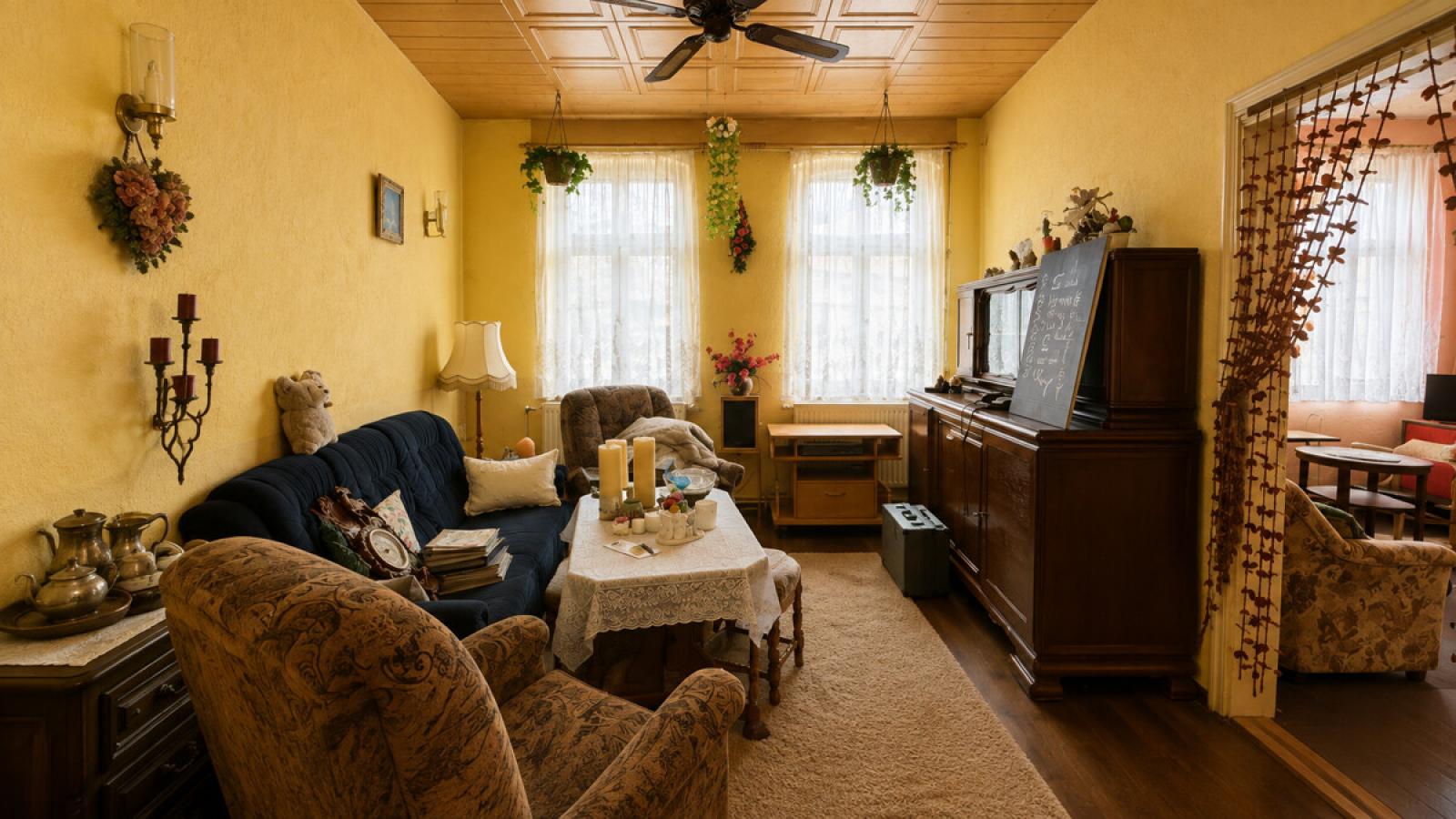 Wohnzimmer OG (digital aufgeräumte Darstellung)