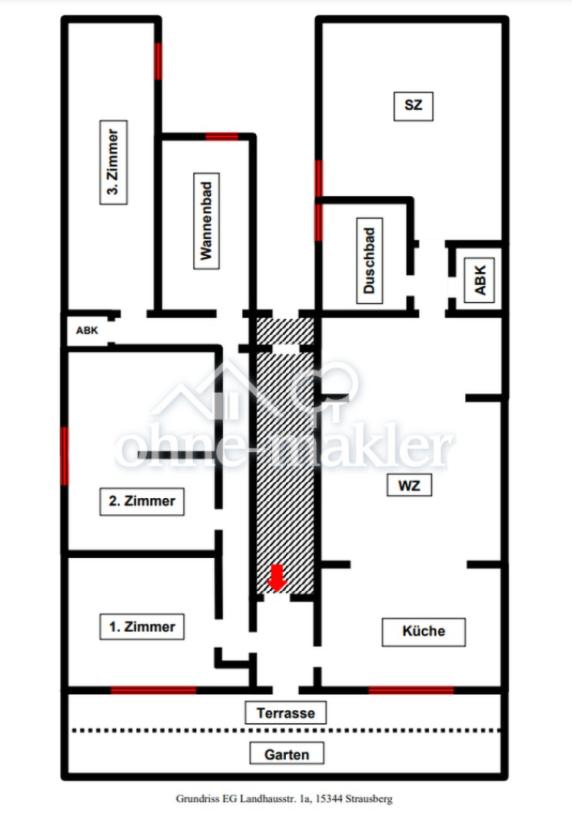 Grundriss Wohnung