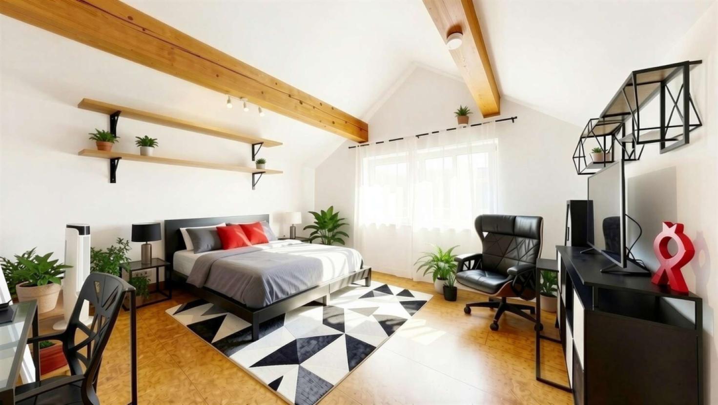Schlafzimmer Studio - (KI generiert)