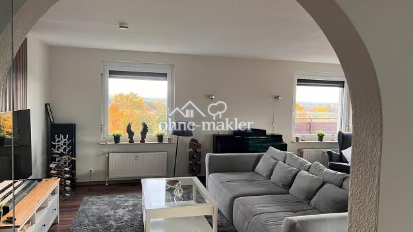 Blick ins Wohnzimmer